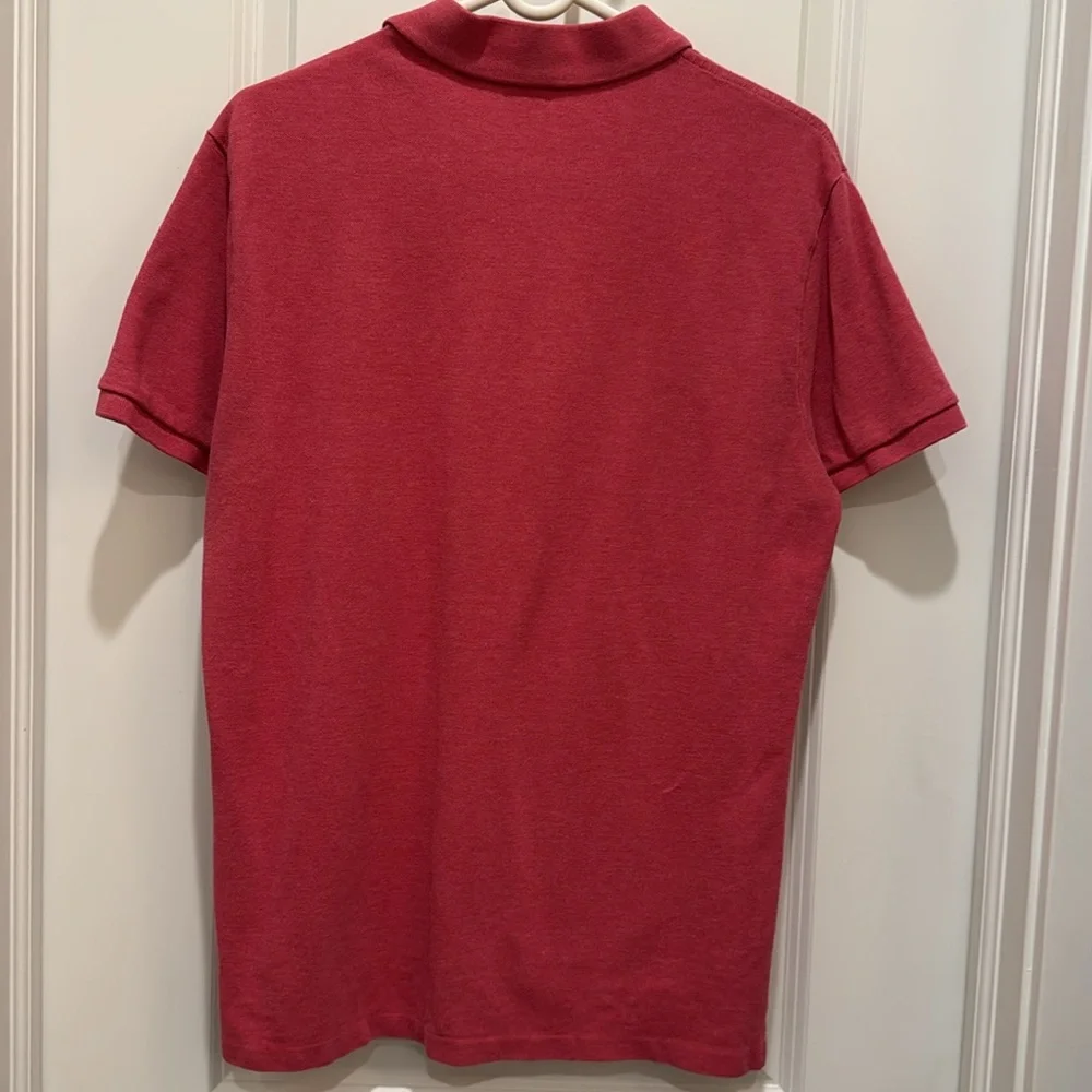 Polo Ralph Lauren Custom Slim Fit salmon colored polo.  Men’s large.
